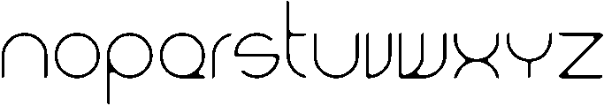 Thinster otf (100) Font LOWERCASE