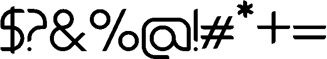 Thinster otf (100) Font OTHER CHARS