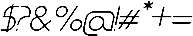 Thinster otf (100) Font OTHER CHARS