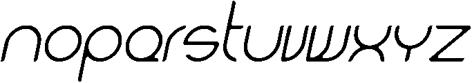 Thinster otf (100) Font LOWERCASE