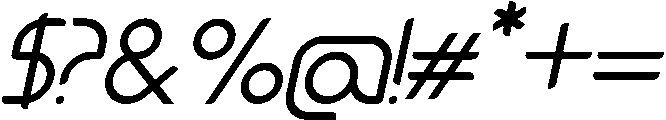 Thinster otf (100) Font OTHER CHARS