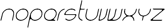 Thinster otf (100) Font LOWERCASE
