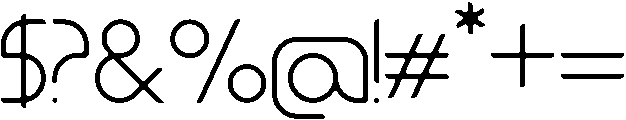 Thinster otf (100) Font OTHER CHARS