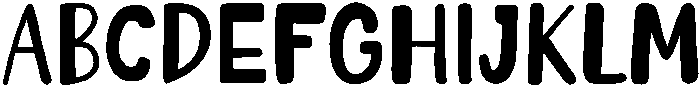 Thirsty Regular otf (400) Font UPPERCASE