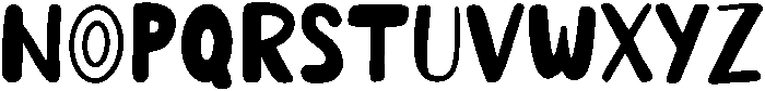 Thirsty Regular otf (400) Font UPPERCASE