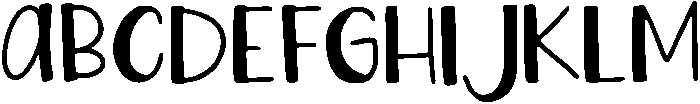 Thirsty Regular otf (400) Font UPPERCASE