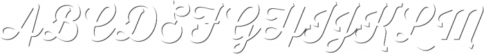 Thirsty Script Medium Shd otf (500) Font UPPERCASE