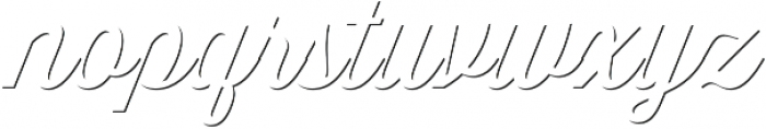 Thirsty Script Regular Shd otf (400) Font LOWERCASE