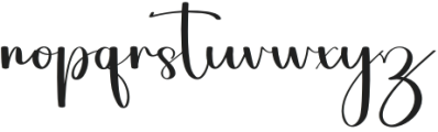 This Alphabet Regular otf (400) Font LOWERCASE