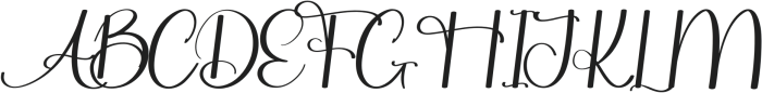 This Bulky Regular otf (400) Font UPPERCASE