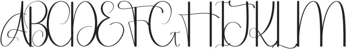 This Signature Regular otf (400) Font UPPERCASE