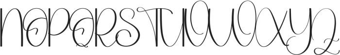This Signature Regular otf (400) Font UPPERCASE