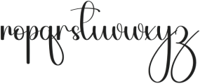 This Signature Regular otf (400) Font LOWERCASE