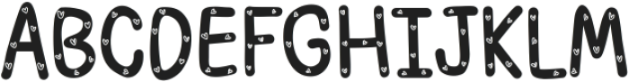 This love Regular ttf (400) Font UPPERCASE