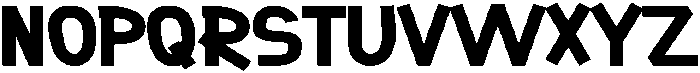 Thokoja Regular otf (400) Font UPPERCASE