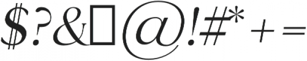Thomas Mag Medium Italic otf (500) Font OTHER CHARS