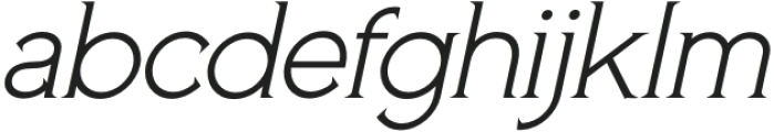 Thomasen Italic otf (400) Font LOWERCASE