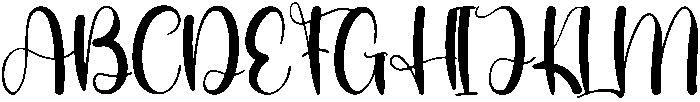 Thomshon Regular otf (400) Font UPPERCASE