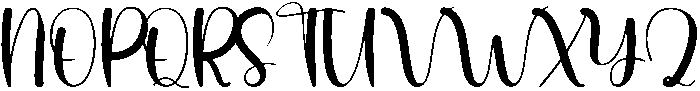 Thomshon Regular otf (400) Font UPPERCASE