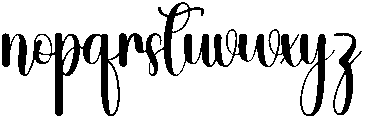 Thomshon Regular otf (400) Font LOWERCASE