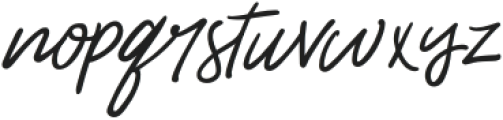 Thonia Script otf (400) Font LOWERCASE