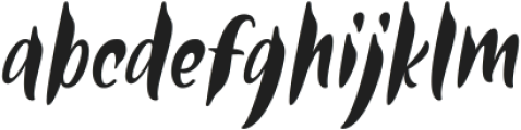 Thor Matter Italic otf (400) Font LOWERCASE