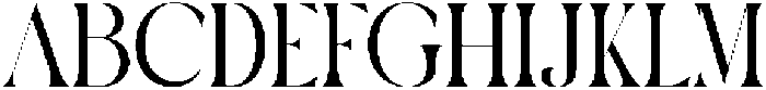 Thoren Regular otf (400) Font UPPERCASE