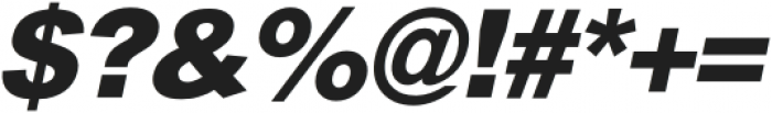 Thoren Sans Black Italic otf (900) Font OTHER CHARS