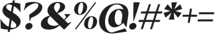 Thorfin Bold Italic otf (700) Font OTHER CHARS