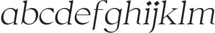 Thorfin ExtraLight Italic otf (200) Font LOWERCASE