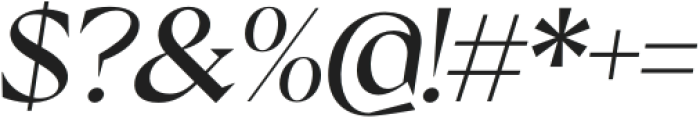 Thorfin Italic otf (400) Font OTHER CHARS