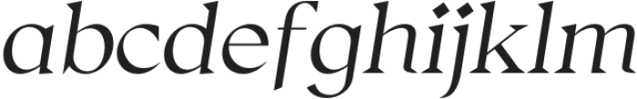 Thorfin Light Italic otf (300) Font LOWERCASE