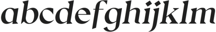 Thorfin Medium Italic otf (500) Font LOWERCASE