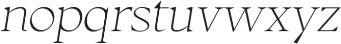 Thorfin Thin Italic otf (100) Font LOWERCASE