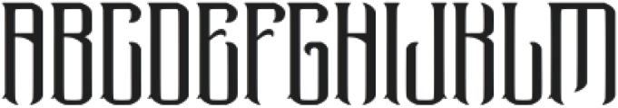 ThorkovRegular otf (400) Font UPPERCASE