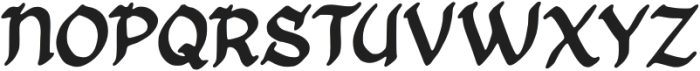 Thorn Ancient Regular otf (400) Font UPPERCASE