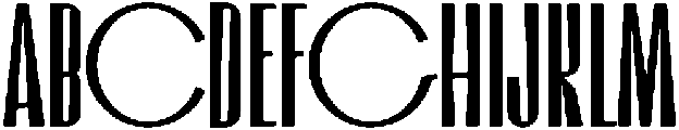 Thorn Regular otf (400) Font UPPERCASE