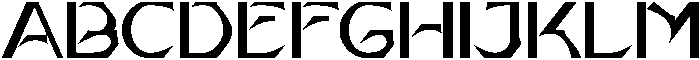 Thorn Regular otf (400) Font UPPERCASE