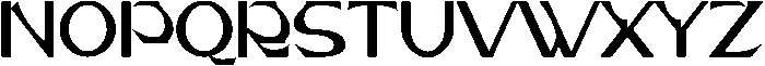 Thorn Regular otf (400) Font UPPERCASE
