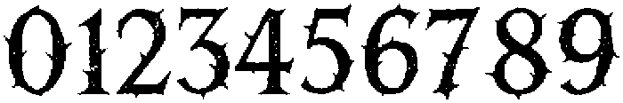 Thorn Rough otf (400) Font OTHER CHARS