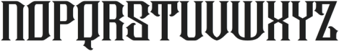 Thorndown Regular otf (400) Font UPPERCASE