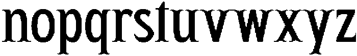 Thorne-Regular otf (400) Font LOWERCASE