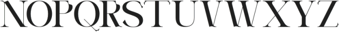 Thornfield Regular otf (400) Font UPPERCASE
