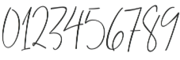 Thousand Script Regular otf (400) Font OTHER CHARS