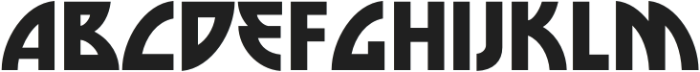 Thrash Burn Regular otf (400) Font UPPERCASE