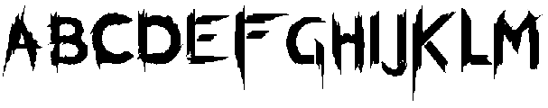 Threat Regular otf (400) Font UPPERCASE