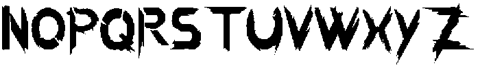 Threat Regular ttf (400) Font UPPERCASE
