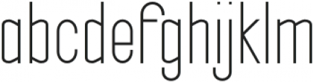 Three By Seven Light otf (300) Font LOWERCASE