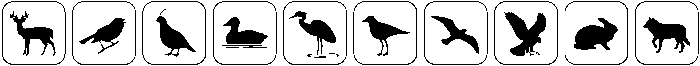 Three otf (400) Font OTHER CHARS