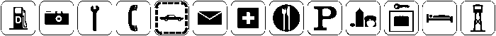 Three otf (400) Font UPPERCASE